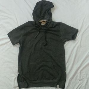 Free Planet extra length short sleeve hoodie